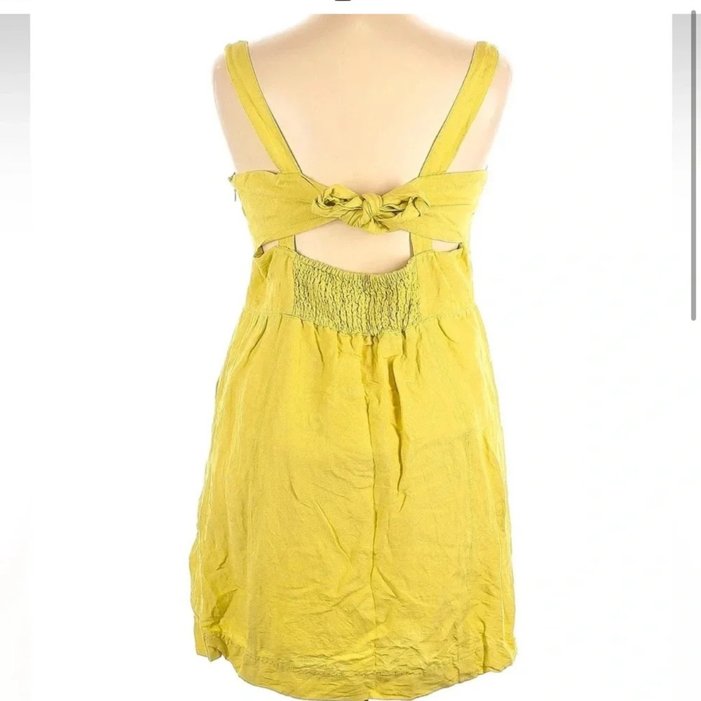 Anthropologie Maeve Linen Cotton Retro Sun Dress | Small - Picture 7 of 15
